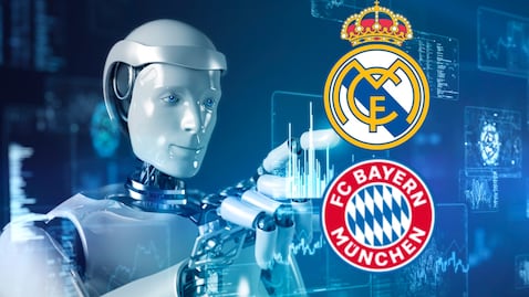 Referencia de IA / Escudos Real Madrid y Bayern