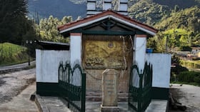 Monumento Piedra de Bolívar en Tutazá, Boyacá.