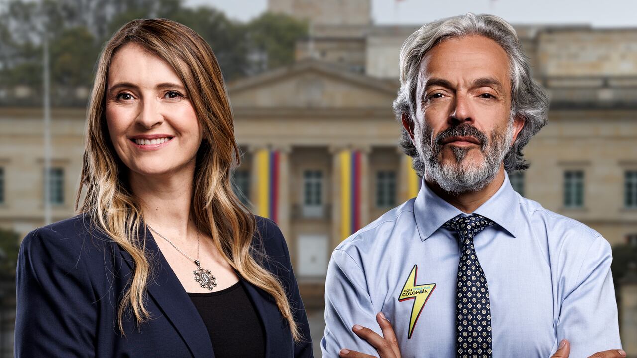 Paloma Valencia y Juan Daniel Oviedo.