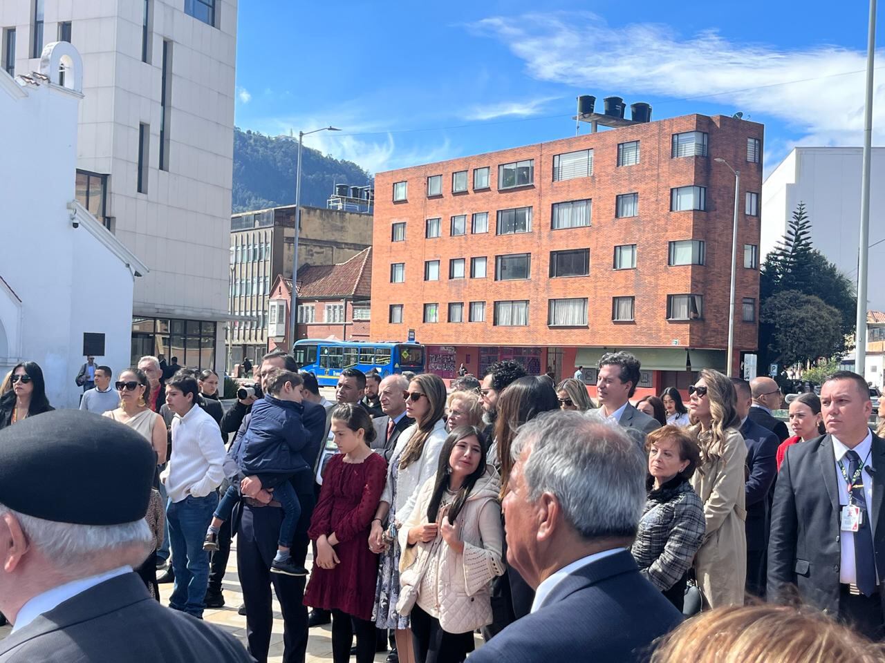 Carlos Fernando y Juan Manuel Galán en el homenaje a Luis Carlos Galán.