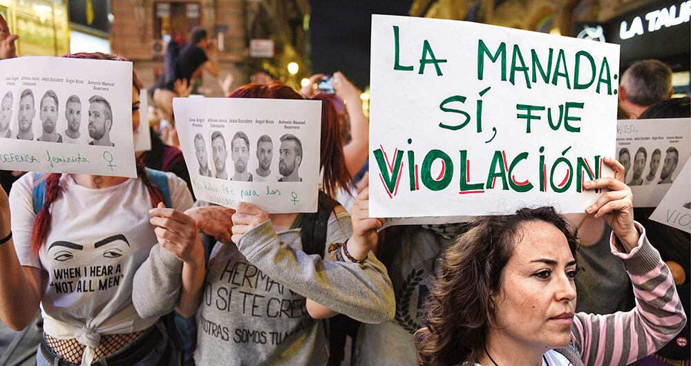Caso de violación en evento de San Fermín, es conocido como La Manada. 