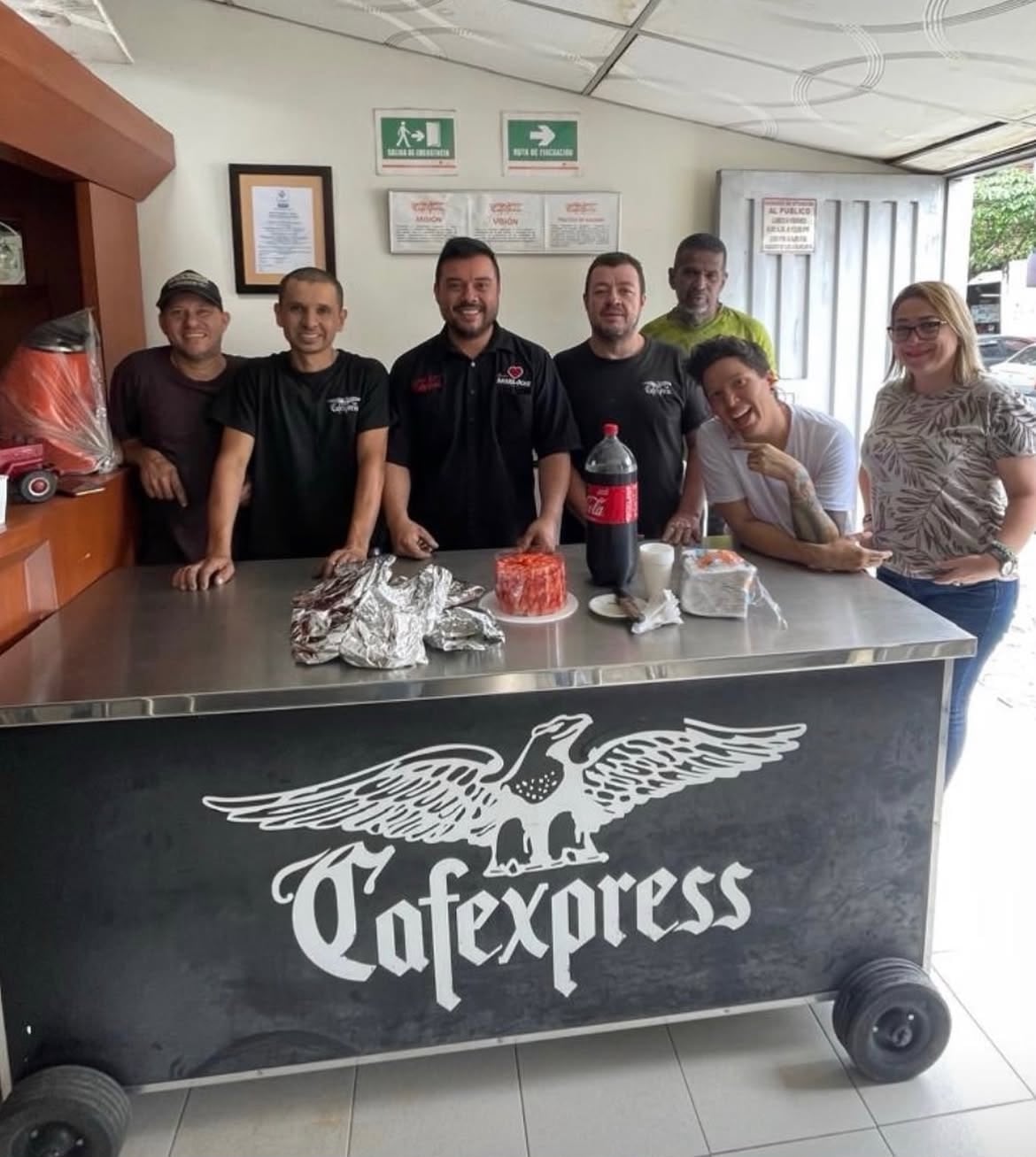 Colaboradores de Cafexpress.