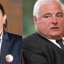 El senador petrista Gustavo Bolívar y el expresidente de Panamá Ricardo Martinelli