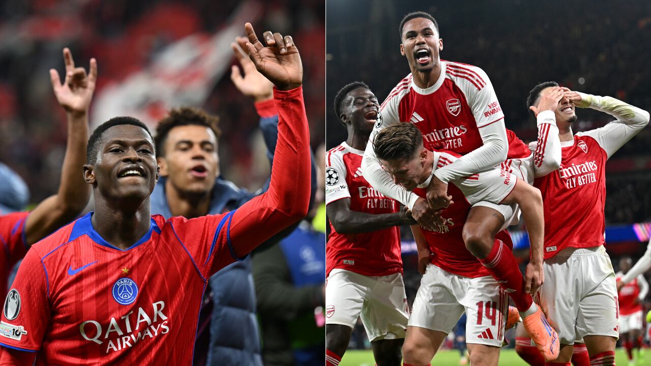 PSG y Arsenal se mostraron sólidos en la fecha 3 de Champions League