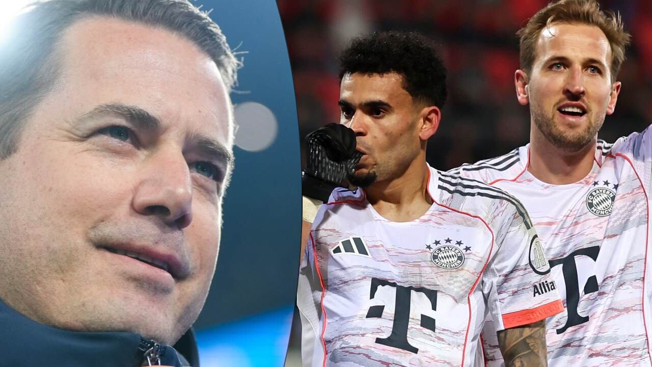 Lars Ricken, director general del Borussia Dortmund / Luis Díaz y Harry Kane.