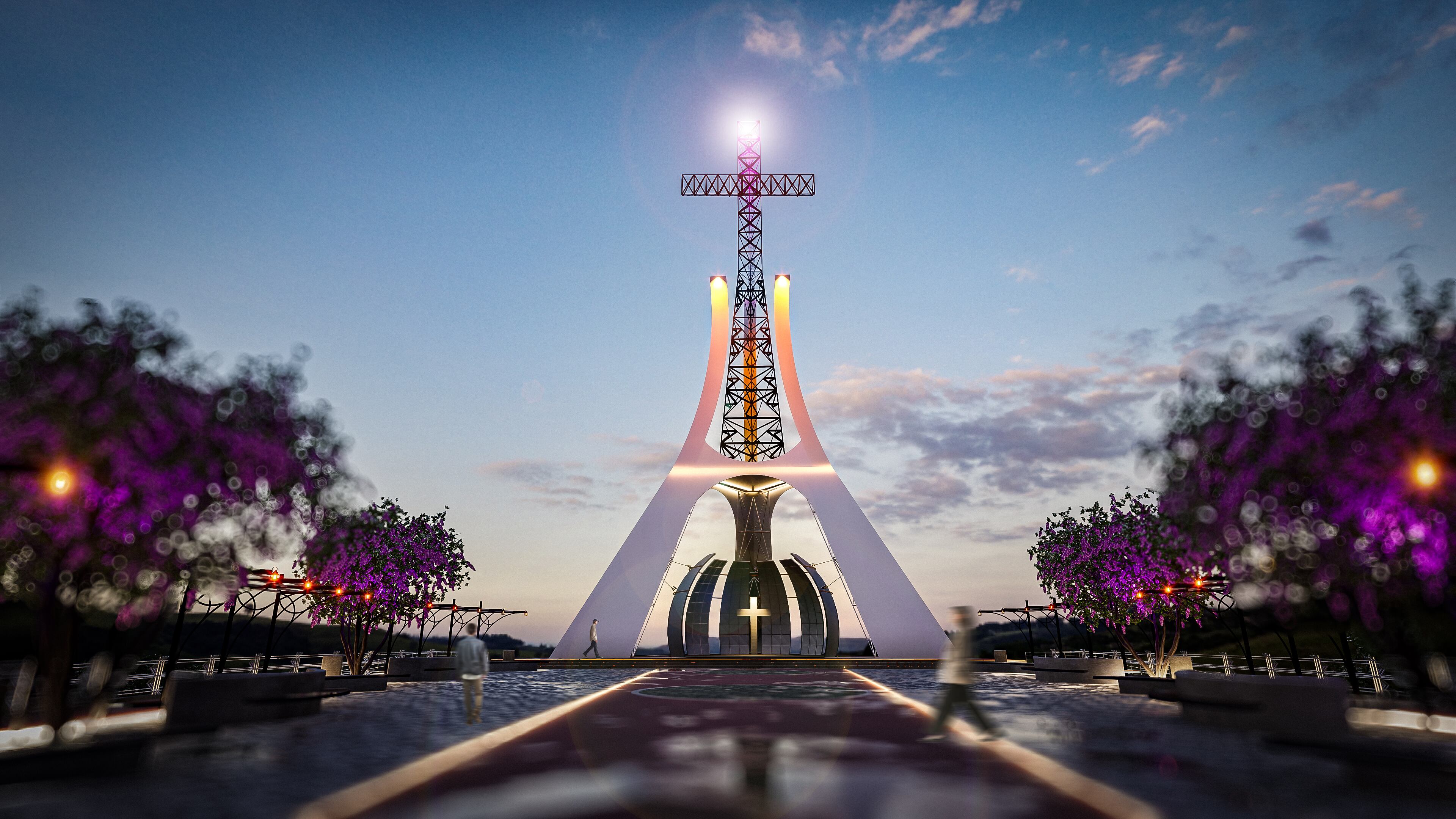 En el proyecto del Mirador Cruz del Picacho se contemplan senderos y rampas, plazoletas, iluminación artística y una cruz monumental de 60 metros.