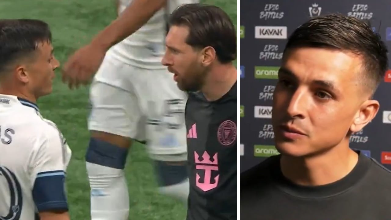 Andrés Cubas aclaró el cruce que tuvo con Messi.