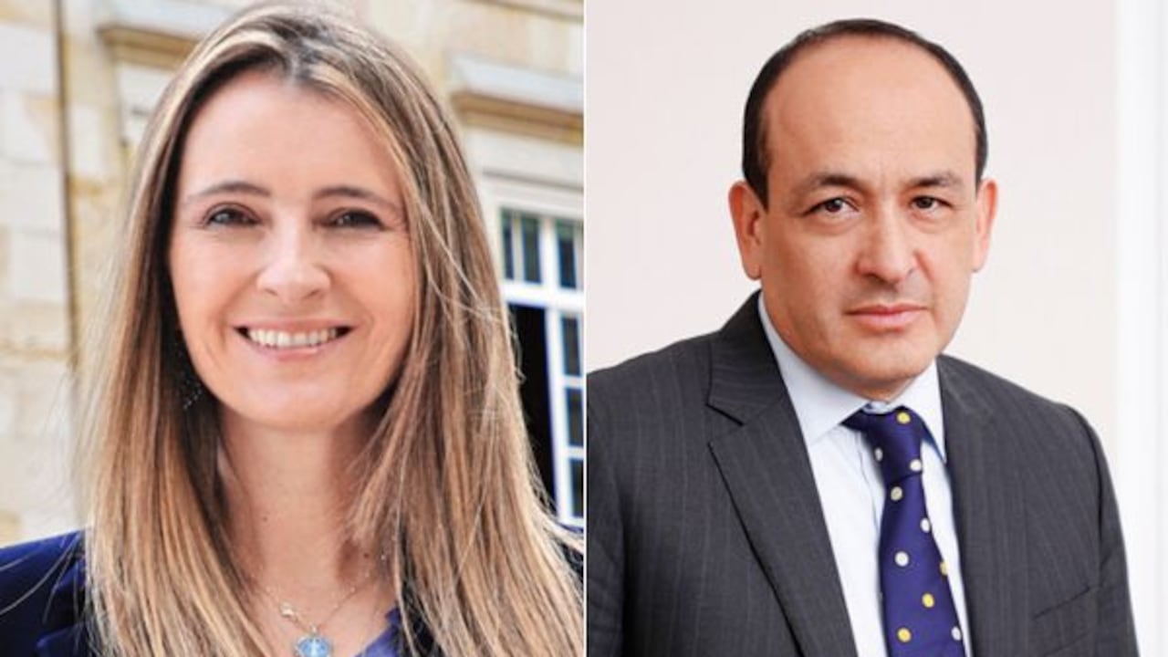 Paloma Valencia y Vladimir Fernández.