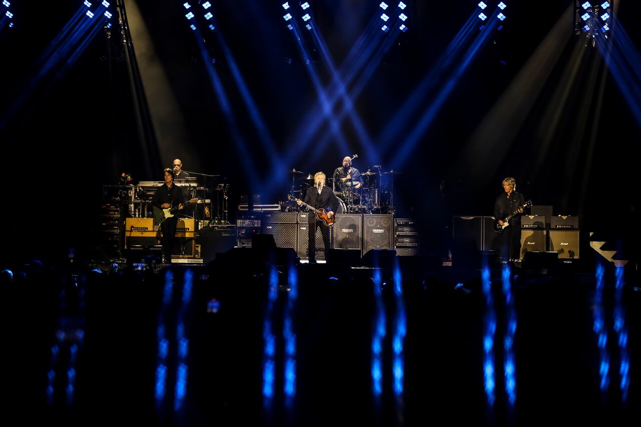 Paul McCartney en el Estadio El Campín de Bogotá, el 1 de noviembre de 2024. Fotos: Esteban Vega La-Rotta.