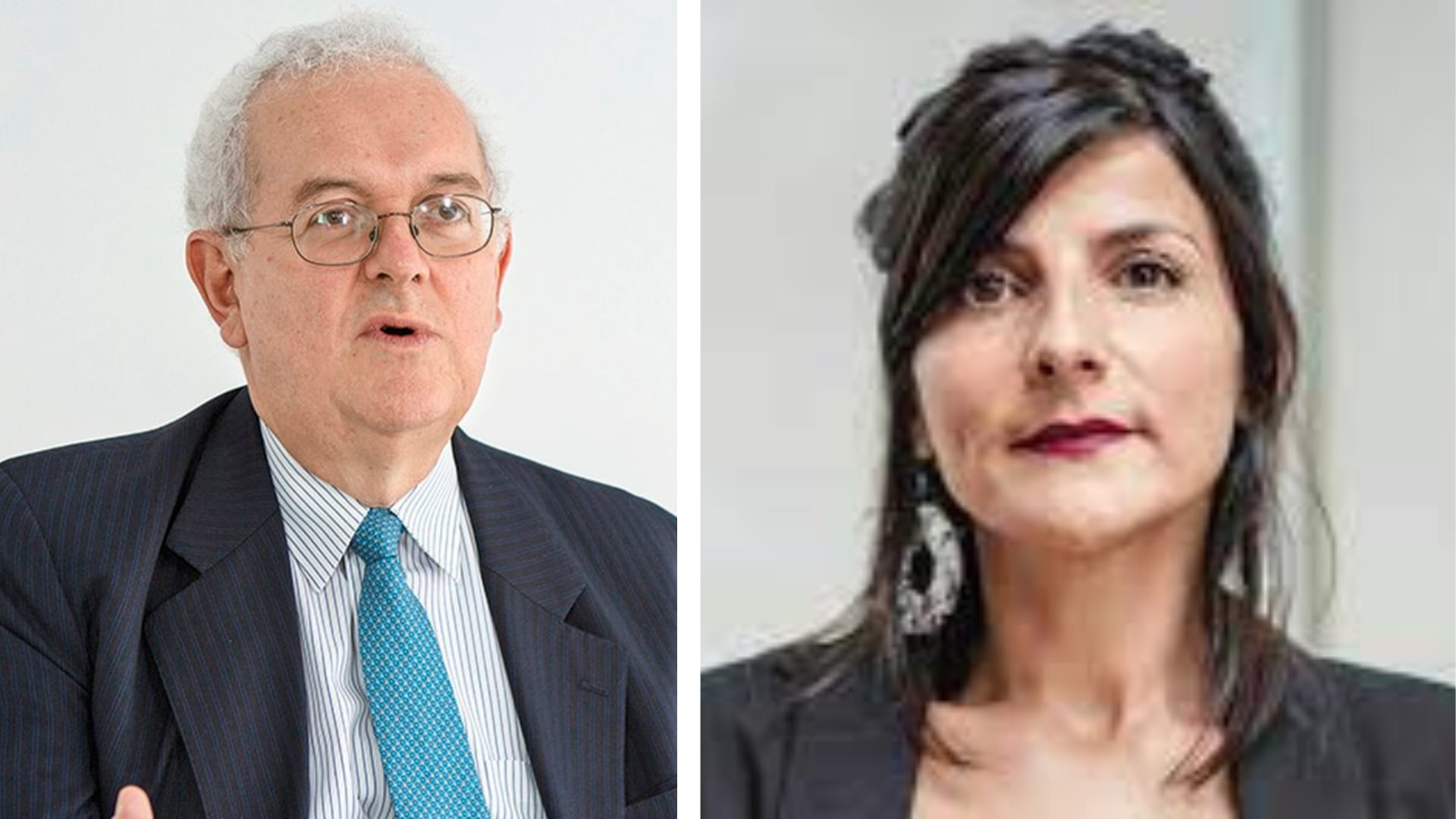 La ministra de Minas, Irene Vélez, y el de Hacienda, José Antonio Ocampo.