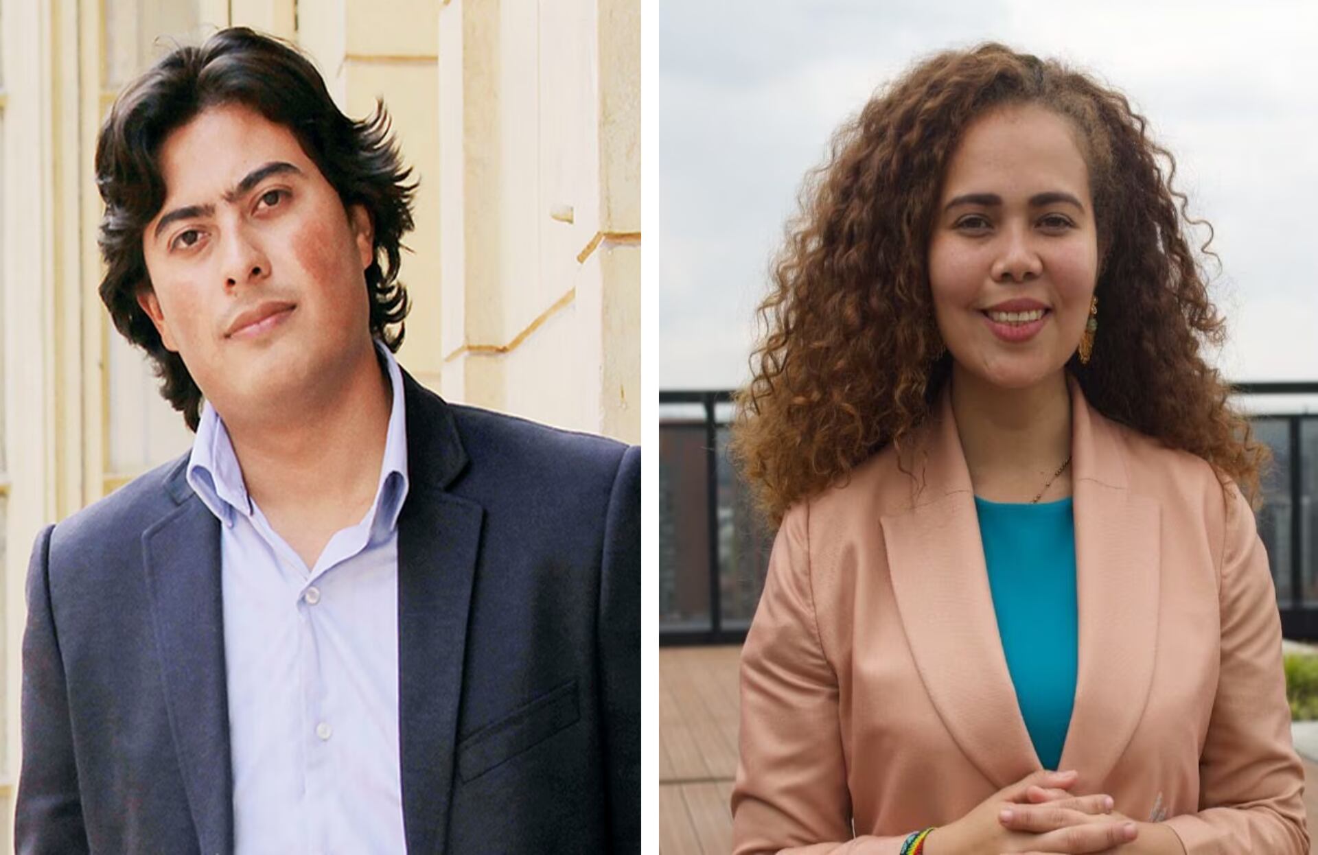 Nicolás Petro y Yesenia Olaya.