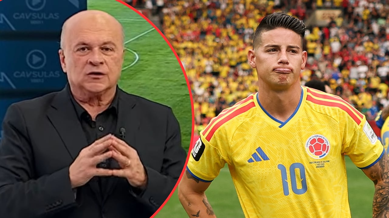 Carlos Antonio Vélez opinó sobre la posible llegada de James Rodríguez a un equipo de la Serie B.