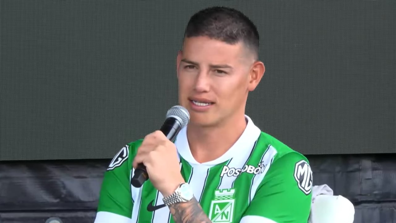 James Rodríguez, nuevo fichaje de Atlético Nacional