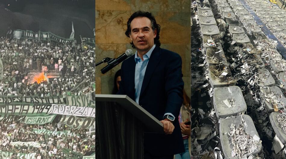Alcalde de Medellín, Federico Gutiérrez, se refiere a la quema de sillas en el estadio Atanasio Girardot.