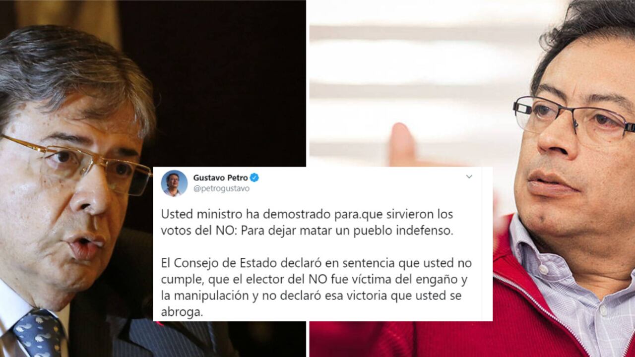 Gustavo Petro y Carlos Holmes