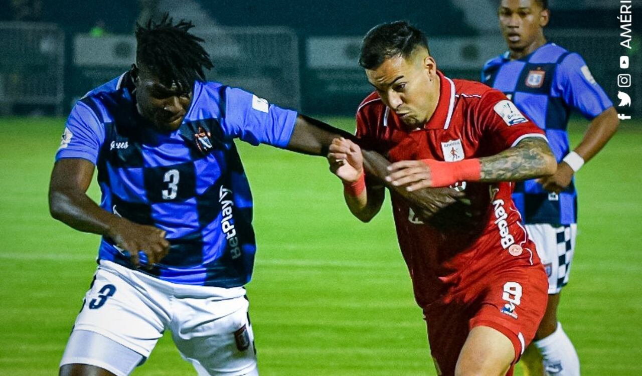 Facundo Suárez no tuvo la oportunidad de marcar ante Chicó.