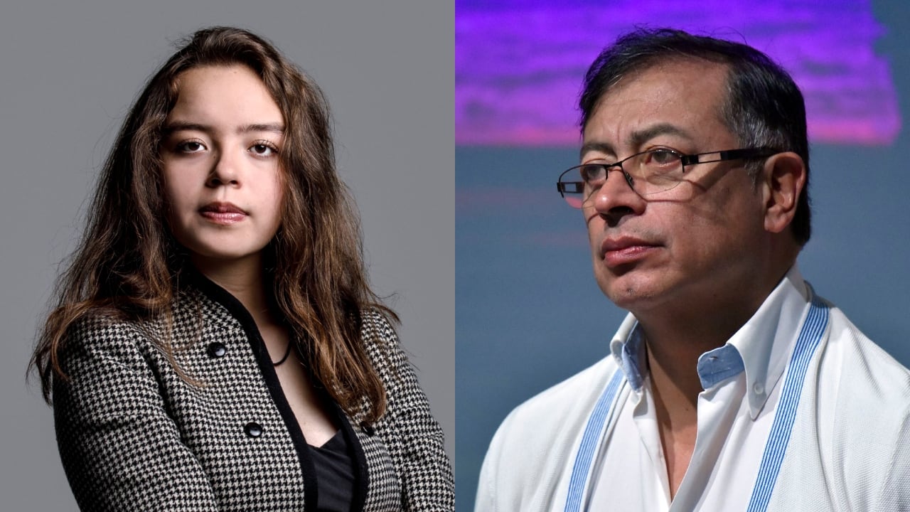 Jerome Sanabria y Gustavo Petro