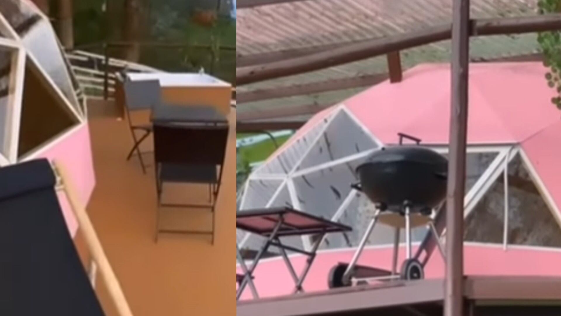 Emprendimiento de glamping de Yina Calderón.