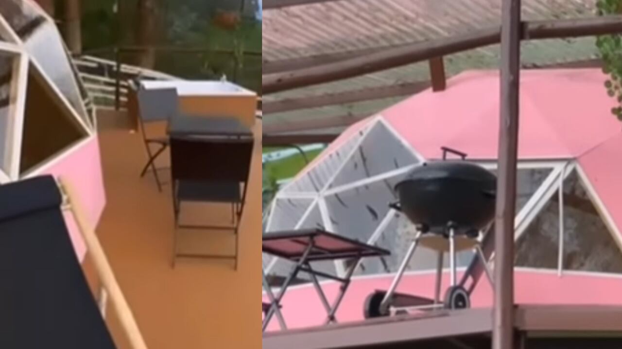 Emprendimiento de glamping de Yina Calderón.