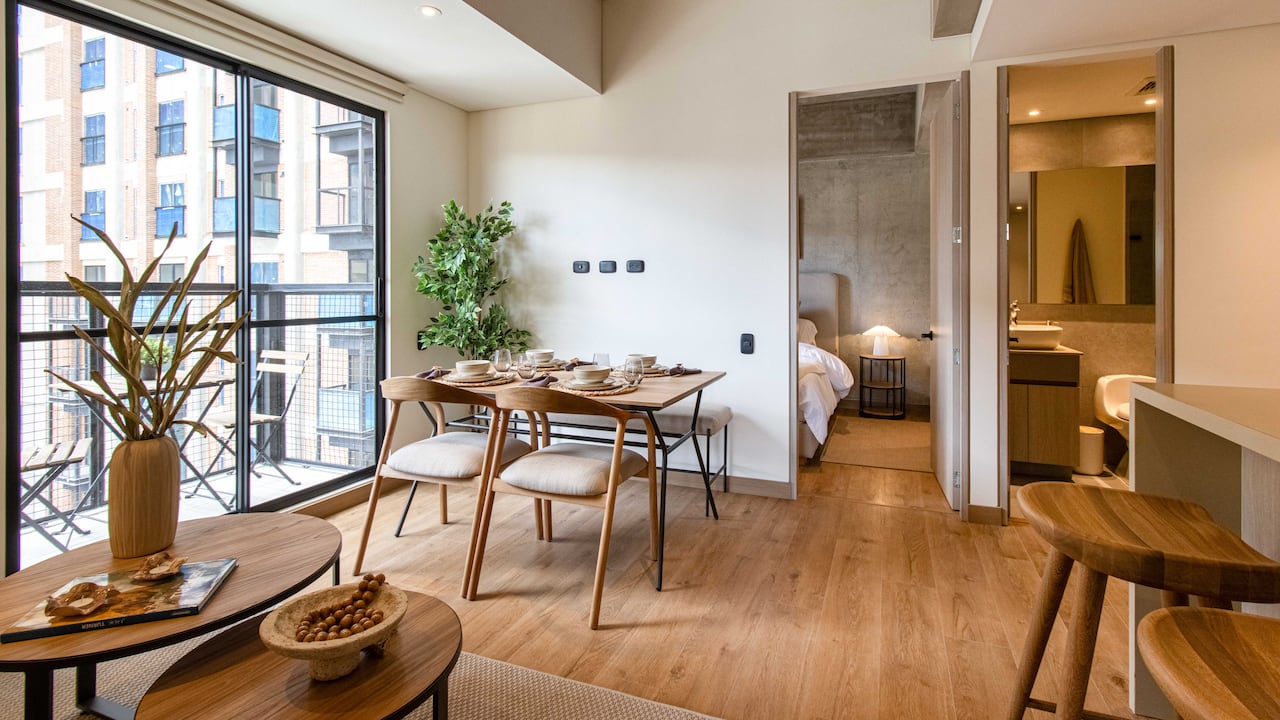 Nomad Living ofrece apartaestudios y apartamentos de 1, 2 y 3 habitaciones, dependiendo de la ubicación.
