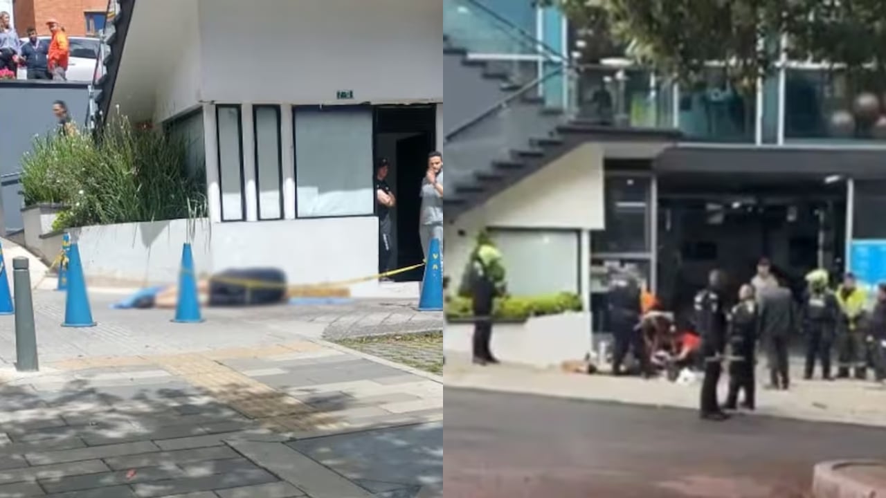 Así quedó la escena del crimen poco después del ataque que generó miedo y zozobra.