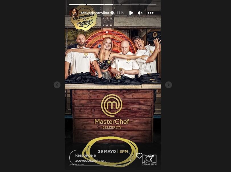 Carolina Acevedo dio a conocer la fecha de estreno del programa