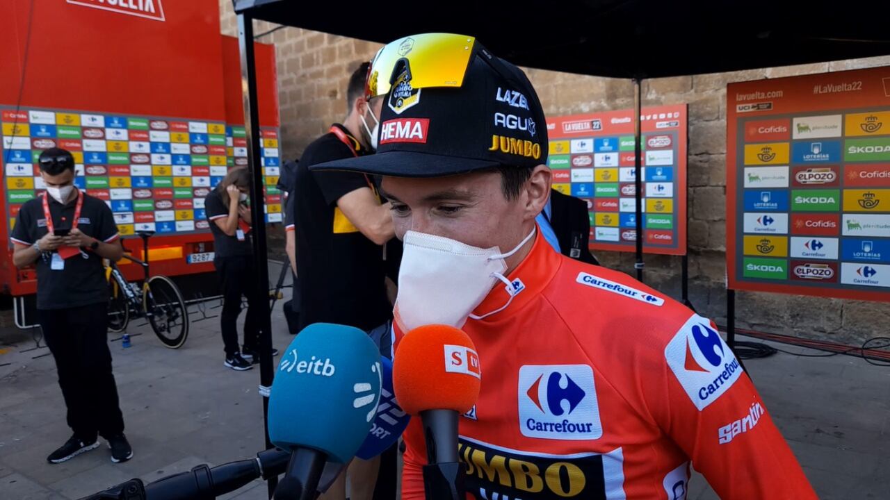 El esloveno tomó el liderato este martes de la Vuelta.