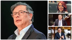 Gustavo Petro, Gloria Arizabaleta, Wilmer Carrillo y Alirio Uribe.