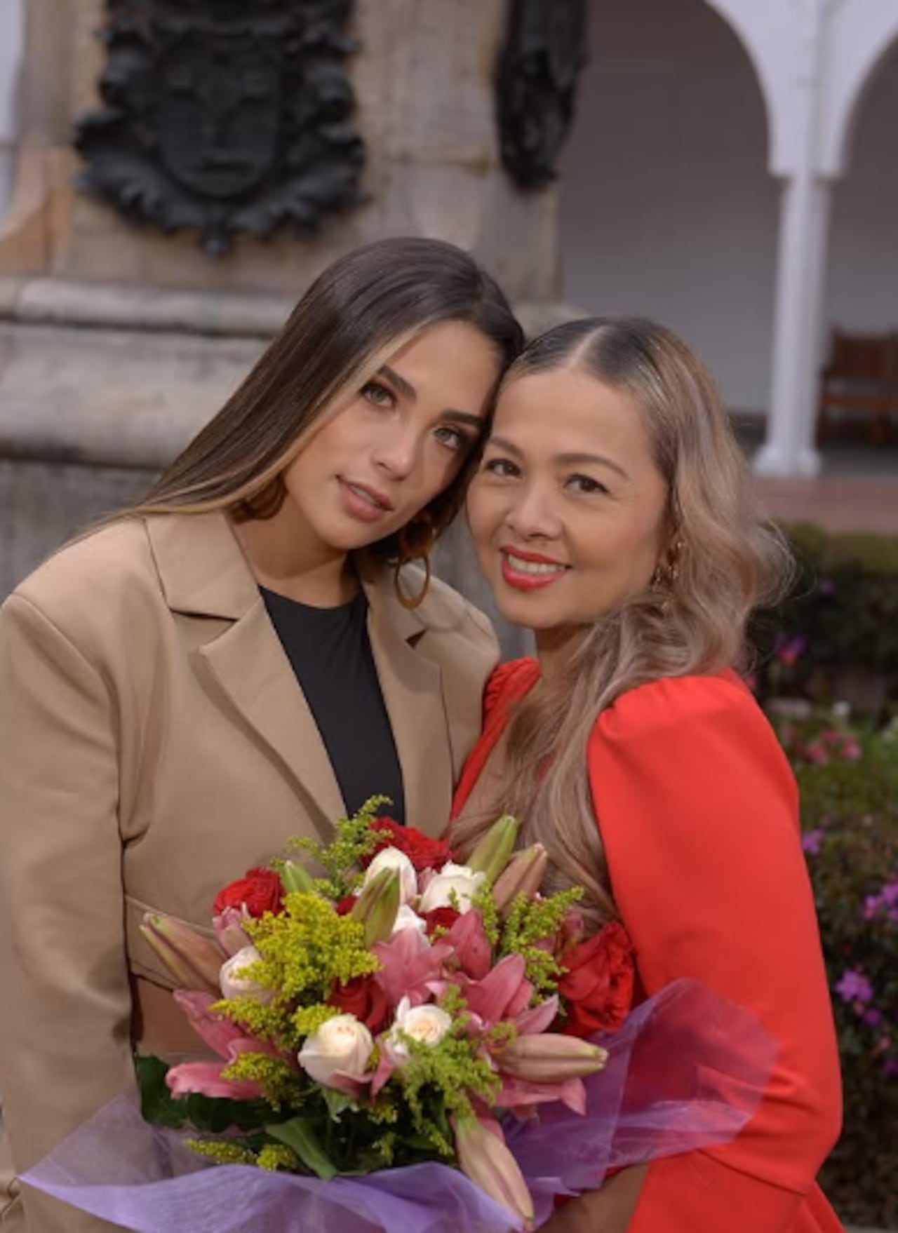 Dani, exparticipante del 'Desafío Siglo XX' junto a su madre, Tatiana del Pilar Montilla.