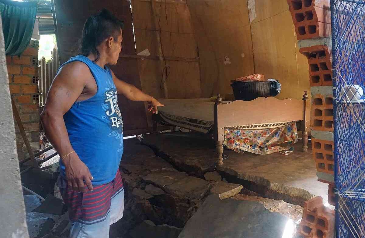 Yurimaguas fue la ciudad más afectada por el sismo. Está en el departamento de Loreto, Alto Amazonas. Foto: AFP