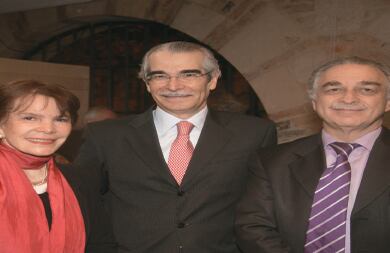 Sonia Martínez, Arturo Sarabia y Alfredo Lewin.