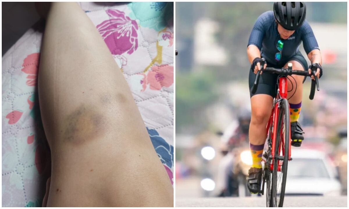 Melissa Estrada, víctima de acoso mientras montaba en bicicleta