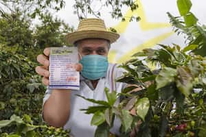 Foto de un modelo que utiliza Susuerte para publicitar el chance millonario en Caldas