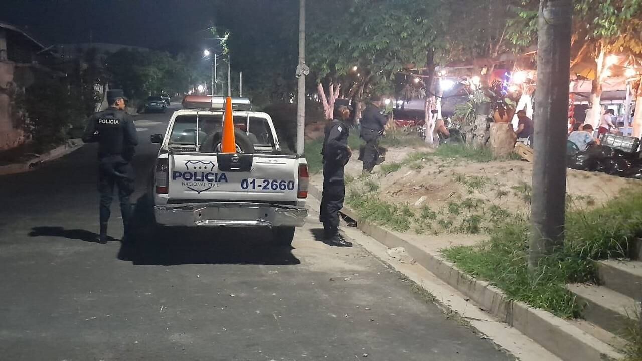 Patrullajes de la Policía salvadoreña, en aras a disminuir los hechos delictivos.