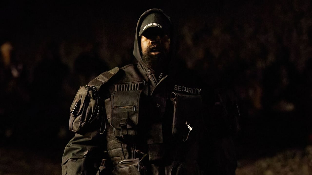 Kanye West en la pasarela de Balenciaga.