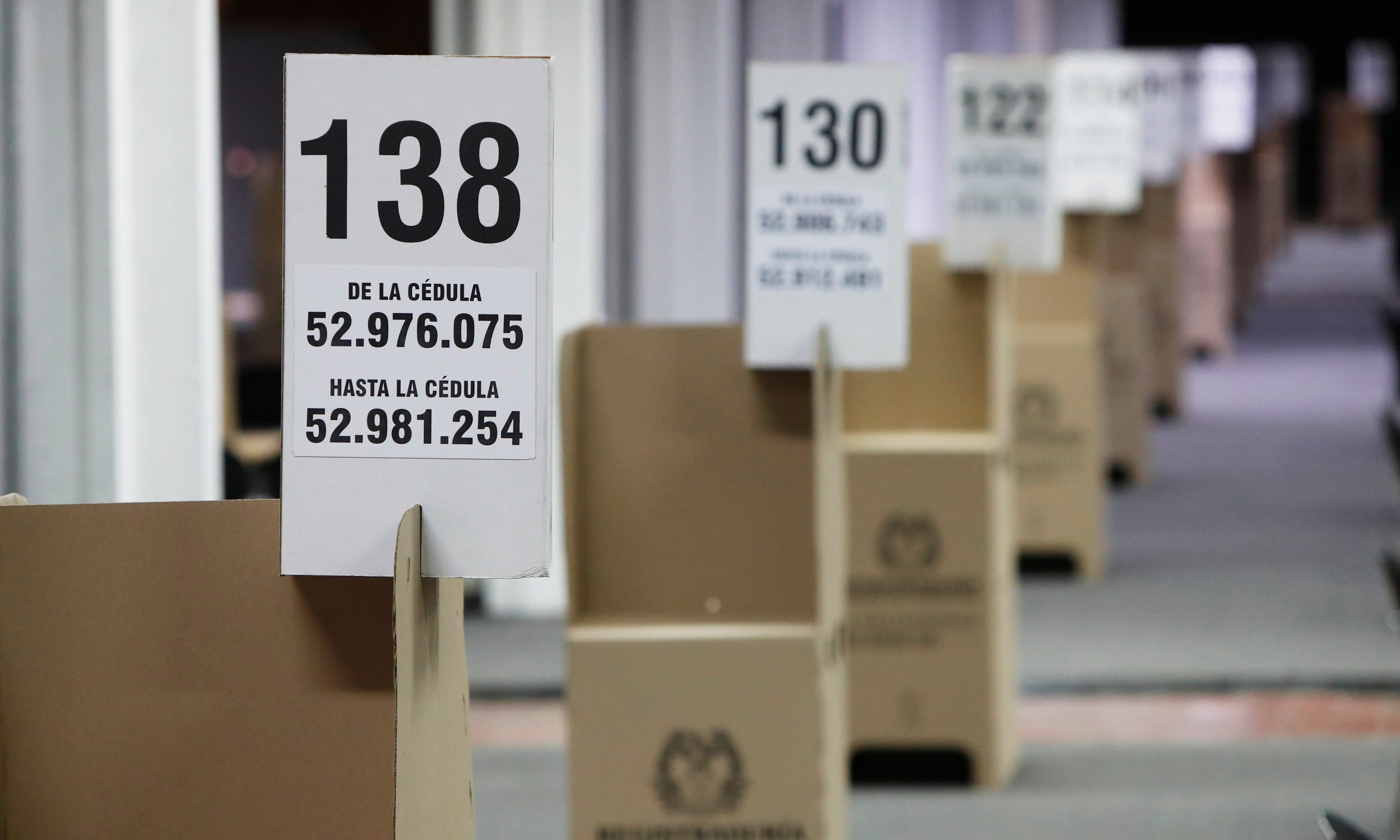Puestos de votación, preparativos en el punto de Corferias para los comicios  elecciones 2022 organizados por la Registraduría Nacional
Bogotá marzo 11 del 2022
Foto Guillermo Torres Reina / Semana