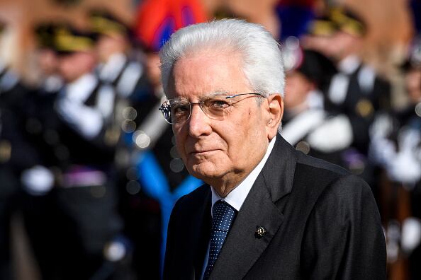 El presidente italiano Sergio Mattarella.
