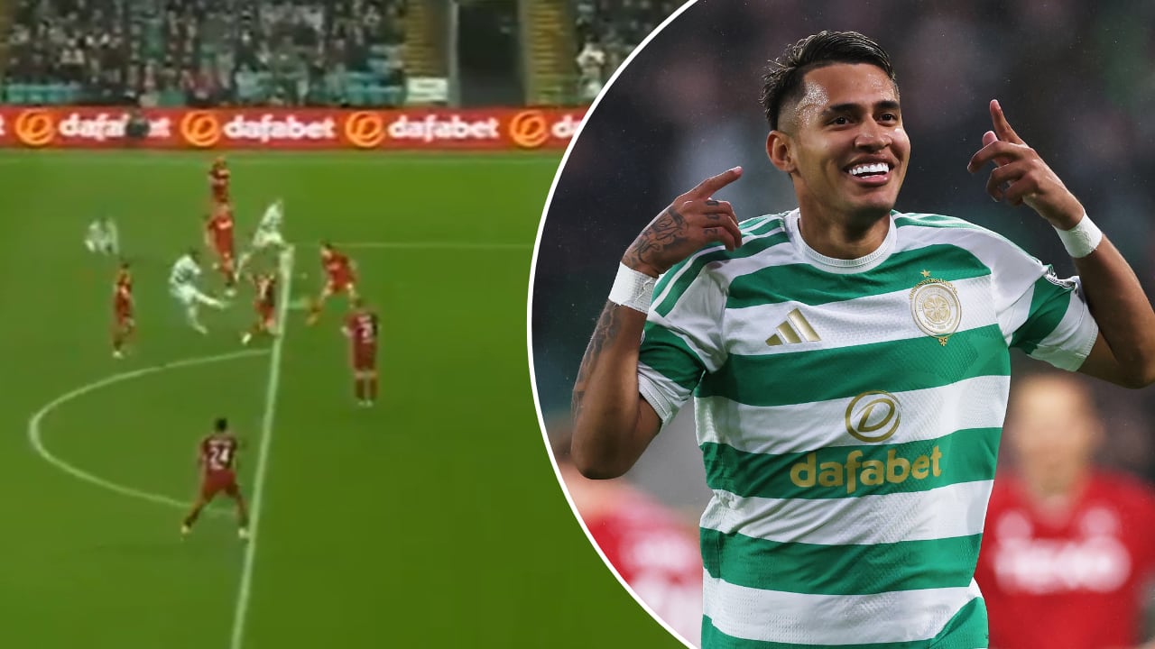 Camilo Durán anotó el tercer gol en la temporada luego de su llegada al Celtic de Escocia.