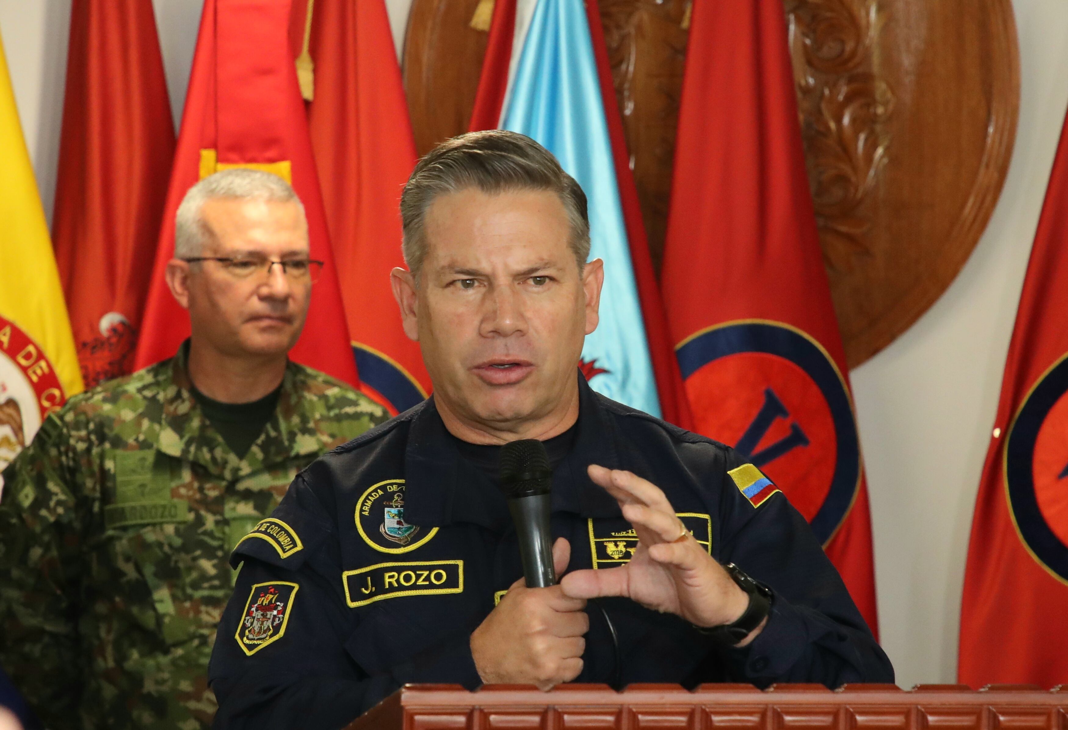 Rueda de prensa Comandante General de las Fuerzas Militares y la cúpula militar
