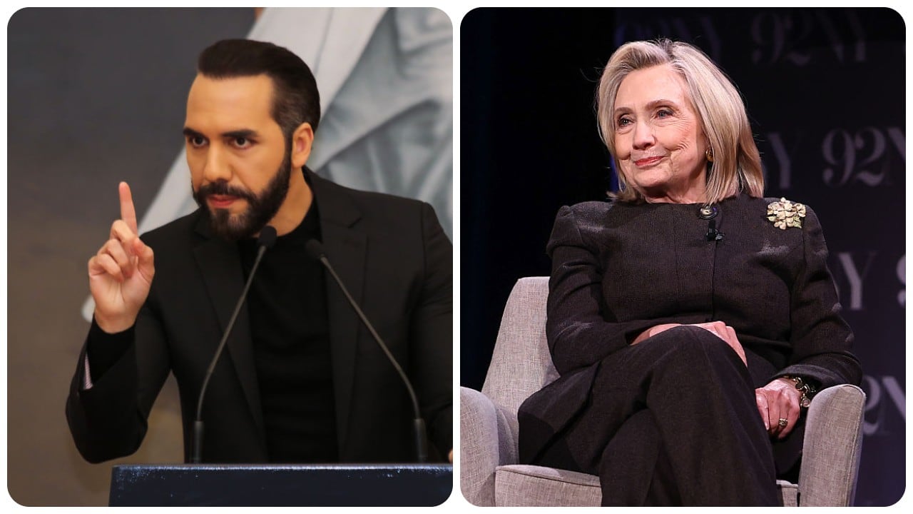 "Estamos dispuestos a liberar a toda nuestra población carcelaria a cualquier país que esté dispuesto a recibirlos", le dijo Bukele a Clinton.