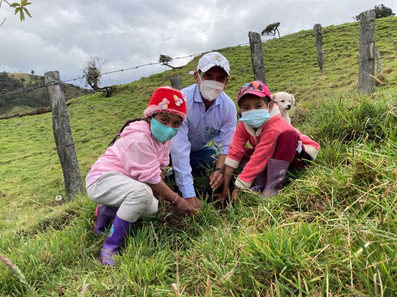 Siembra de árboles de las CAR