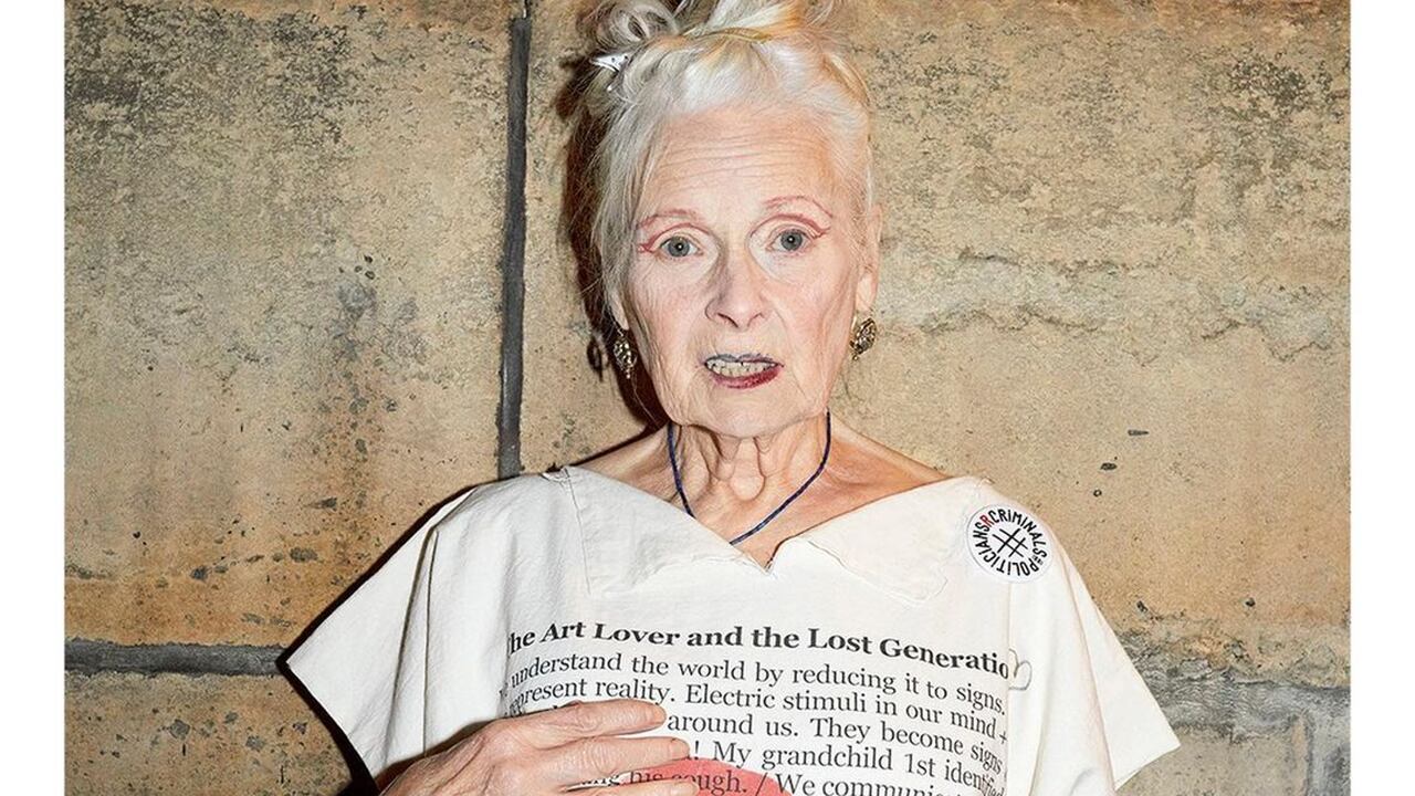 La diseñadora británica abogó por el medio ambiente y el feminismo. Foto: Instagram @viviennewestwood.