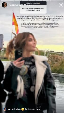 Luisa Duque, novia de James Rodríguez habló de cómo afronta el hate que le llega