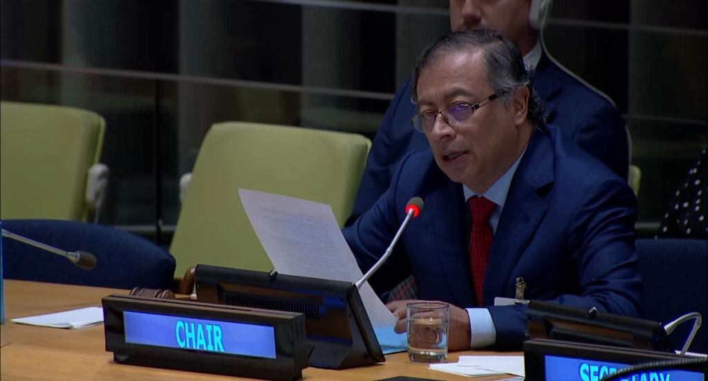 Presidente Gustavo Petro en la ONU