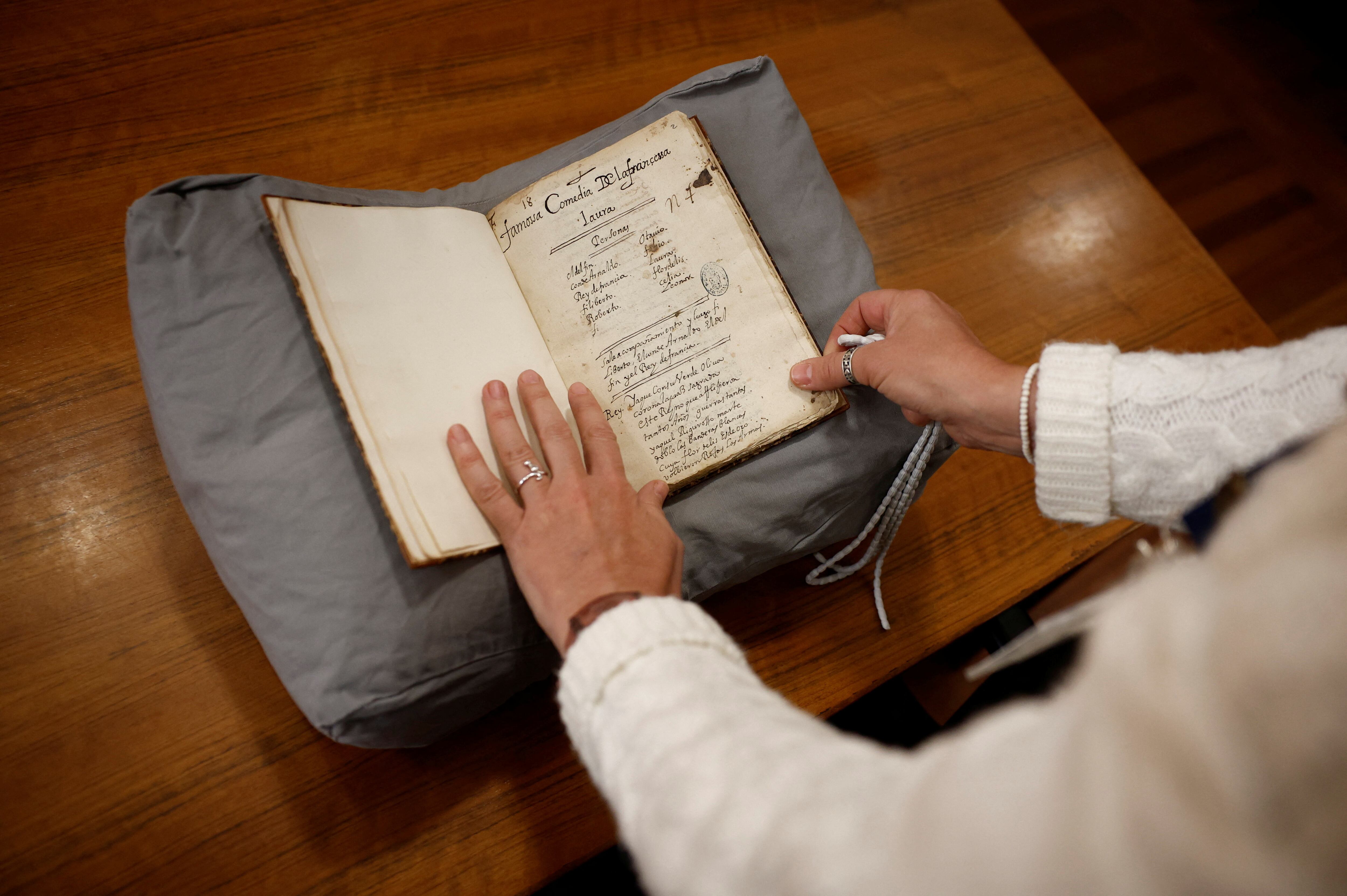 Con inteligencia artificial descubrieron en España nueva comedia, 'La francesa Laura', de Lope de Vega. Enero 31 de 2023. Foto: REUTERS/Juan Medina