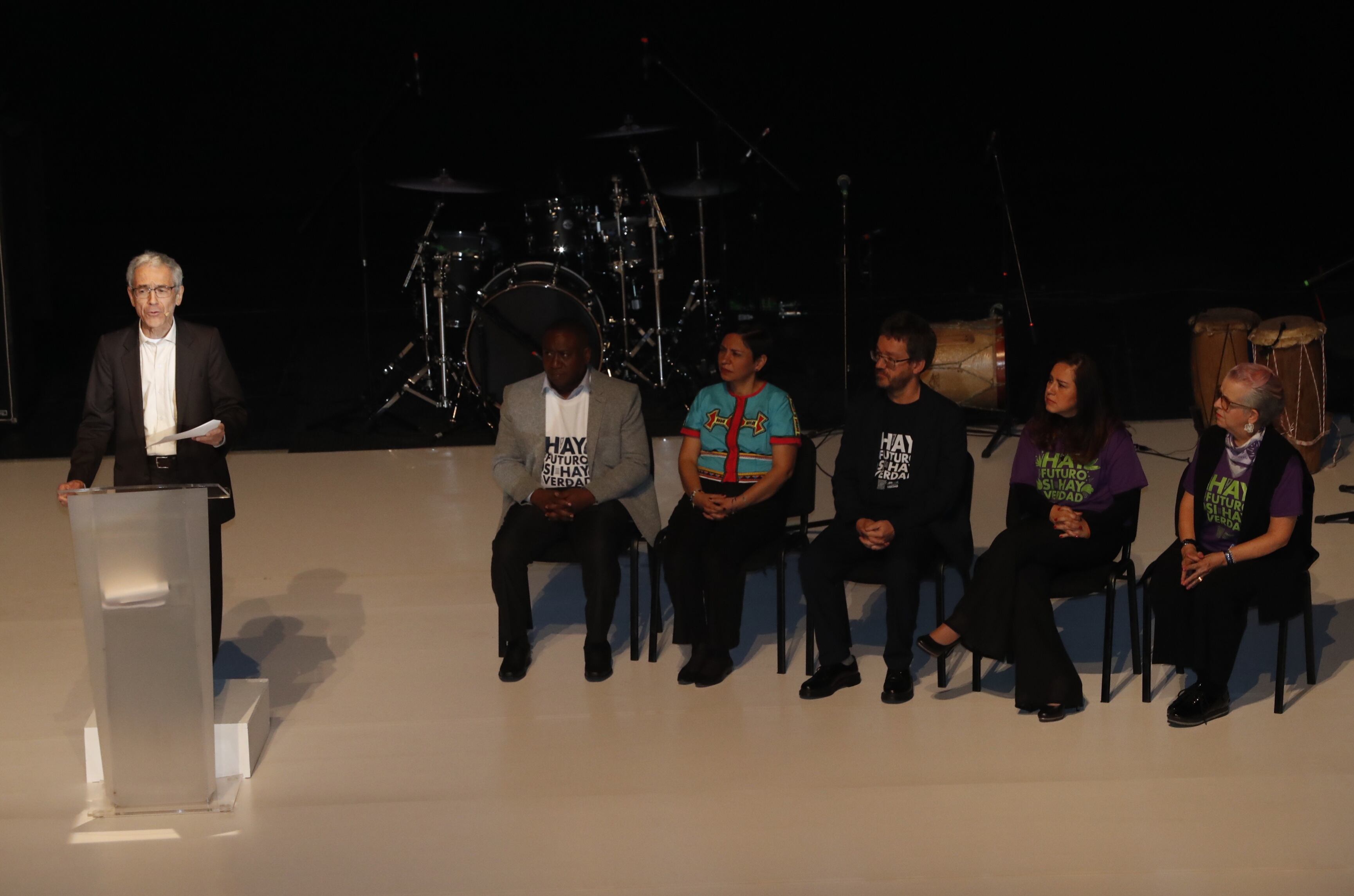 evento de presentación del Informe Final de la Comisión de la Verdad