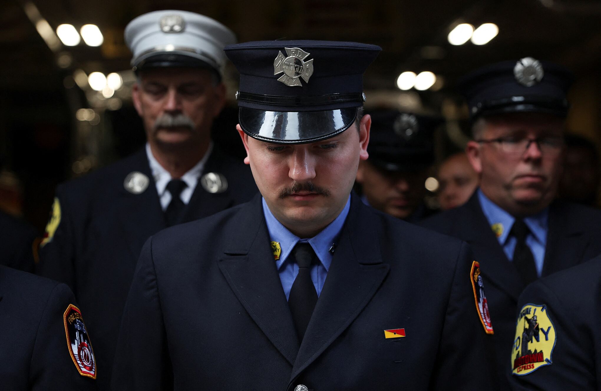 En imágenes : Los estadounidenses conmemoran el aniversario del 11 de septiembre.