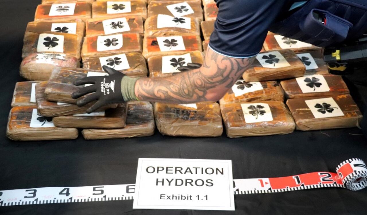 Las autoridades afirmaron que había droga como para abastecer al país por 30 años