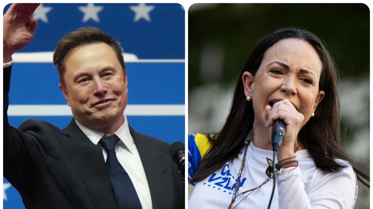 Elon Musk y María Corina Machado