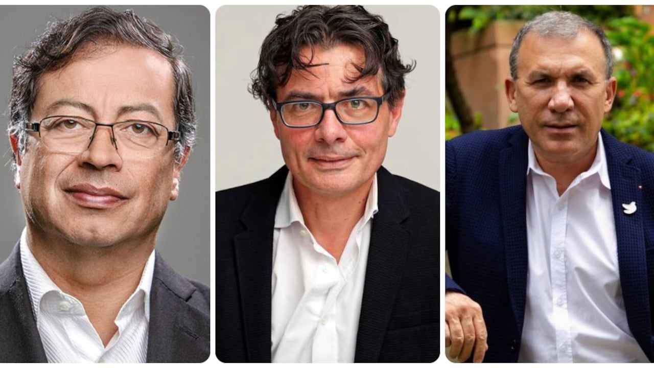 Gustavo Petro, Alejandro Gaviria y Roy Barreras